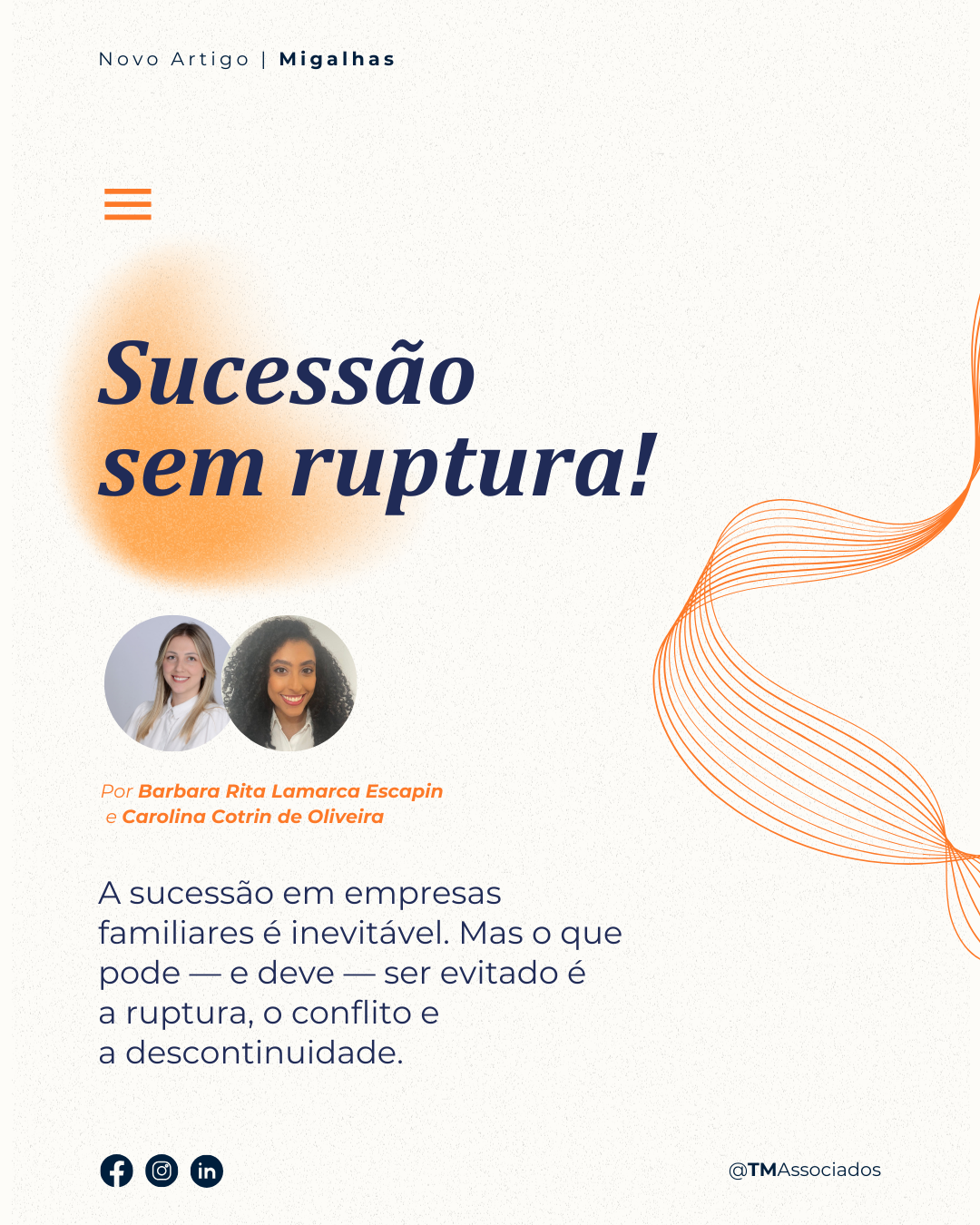 Sucessão sem ruptura!